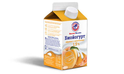 Биойогурт с абрикосом 1,5% - Корпорация «Восток-Молоко»