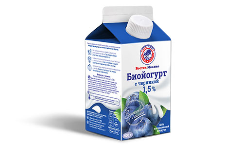 Биойогурт с черникой 1,5% - Корпорация «Восток-Молоко»