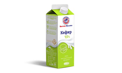 Кефир 1,5% - Корпорация «Восток-Молоко»