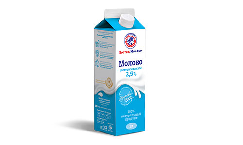 Молоко 2,5% - Корпорация «Восток-Молоко»