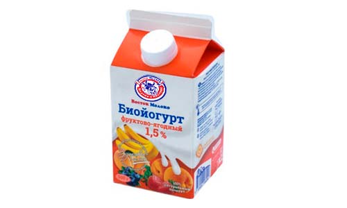 Биойогурт фруктово-ягодный 1,5% - Корпорация «Восток-Молоко»