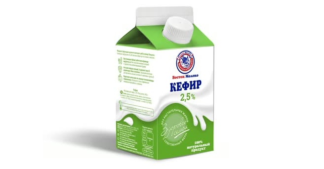 Кефир 2,5% - Корпорация «Восток-Молоко»