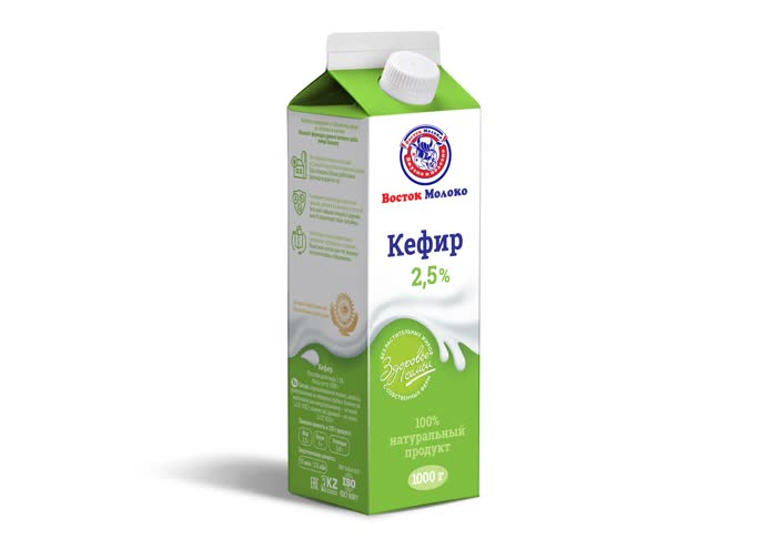 Кефир 2,5% - Корпорация «Восток-Молоко»