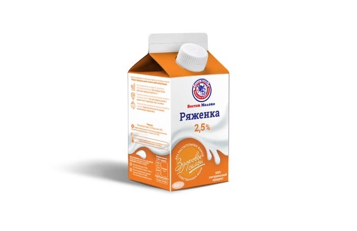 Ряженка 2,5% - Корпорация «Восток-Молоко»