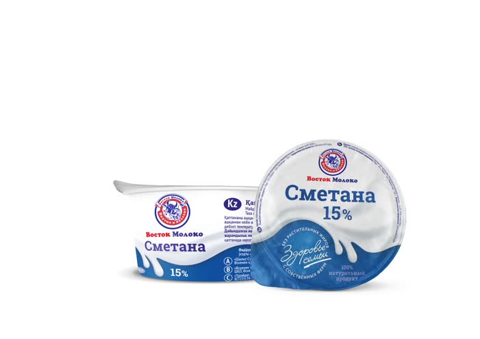 Сметана 15% - Корпорация «Восток-Молоко»